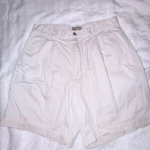 Men's White Cargo Shorts
